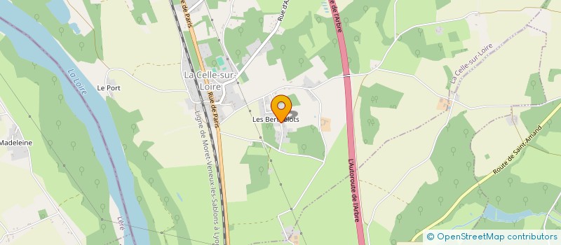 localisation de l'entreprise MONSIEUR MICHEL DOUBRE  LA CELLE-SUR-LOIRE