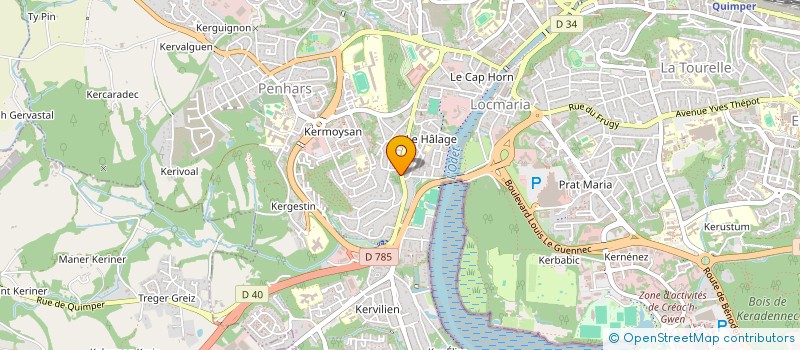 localisation de l'entreprise MONSIEUR MICHEL DOUGUET à QUIMPER