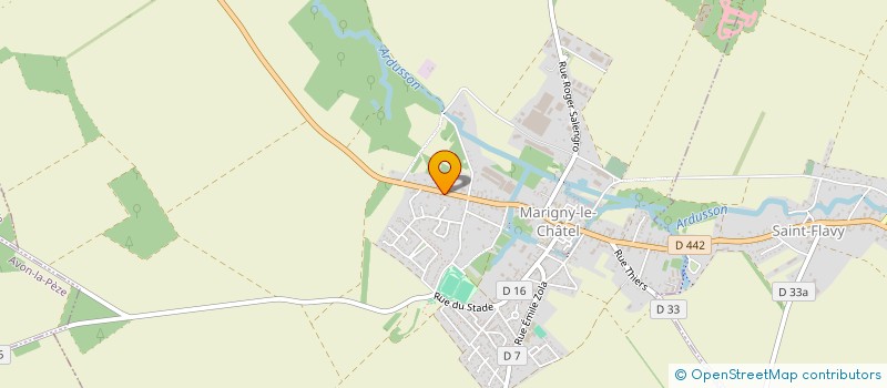 localisation de l'entreprise MONSIEUR MICHEL DOUINE  MARIGNY-LE-CHATEL