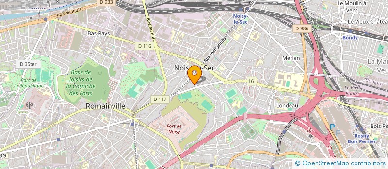 localisation de l'entreprise MONSIEUR MICHEL DRANT à NOISY-LE-SEC