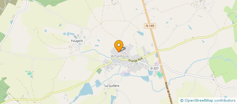 localisation de l'entreprise MONSIEUR MICHEL DREAU  AMAILLOUX