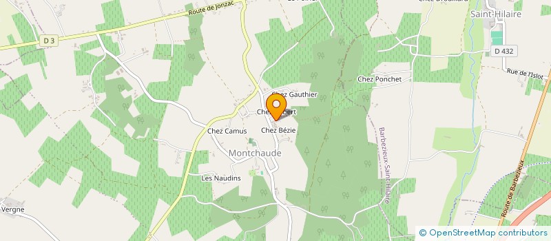 localisation de l'entreprise MONSIEUR MICHEL DRILHON à MONTMERAC