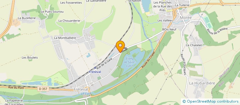 localisation de l'entreprise MONSIEUR MICHEL DRIOT à FRETEVAL