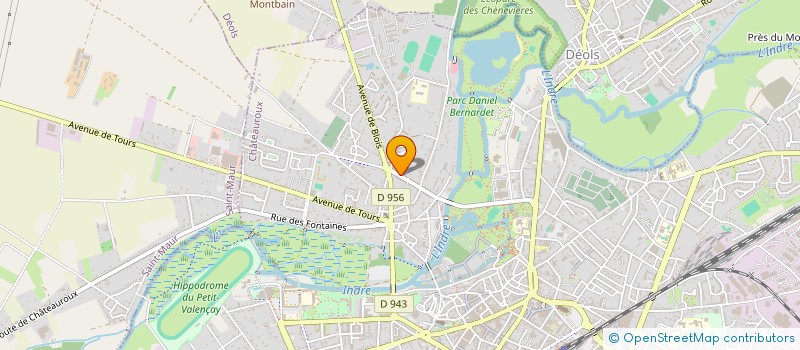localisation de l'entreprise MONSIEUR MICHEL DRON à CHATEAUROUX
