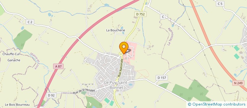 localisation de l'entreprise MONSIEUR MICHEL DROUET à CHOLET