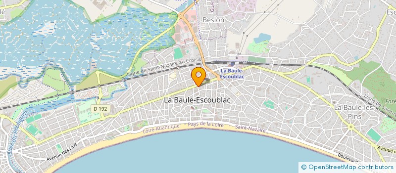 localisation de l'entreprise MONSIEUR MICHEL DROUIN à LA BAULE-ESCOUBLAC