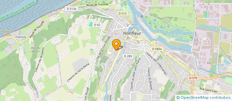 localisation de l'entreprise MONSIEUR MICHEL DROUIN  HONFLEUR