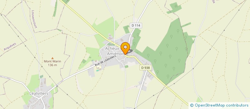 localisation de l'entreprise MONSIEUR MICHEL DROULIN à ACHEUX-EN-AMIENOIS