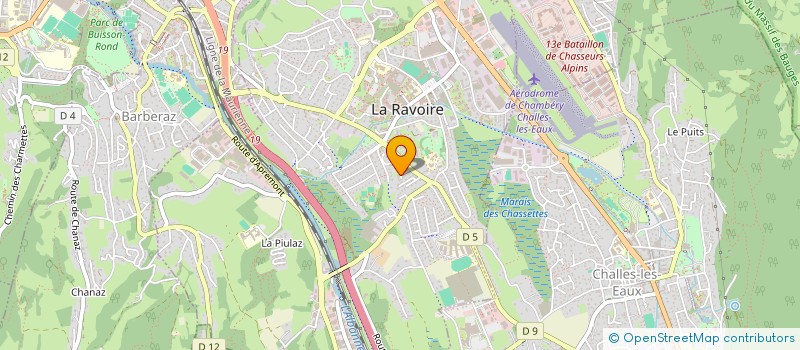 localisation de l'entreprise MONSIEUR MICHEL DROUX à LA RAVOIRE