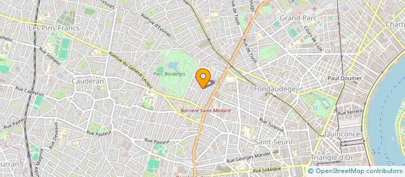 localisation de l'entreprise MONSIEUR MICHEL DRUAUT  BORDEAUX