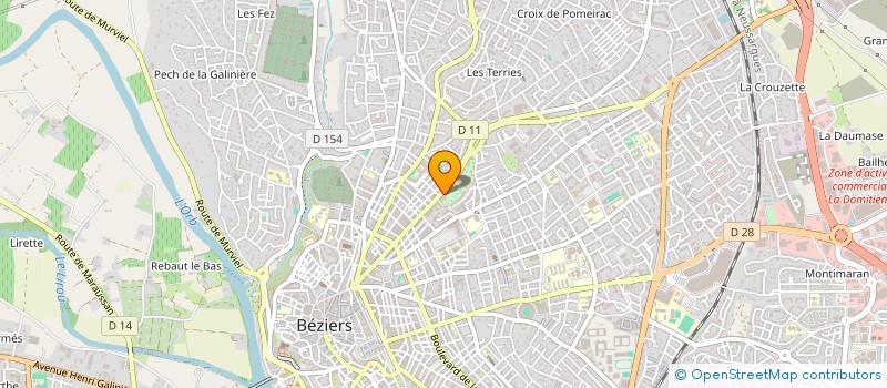 localisation de l'entreprise MONSIEUR MICHEL DRUGEON à BEZIERS
