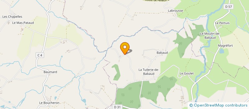 localisation de l'entreprise MONSIEUR MICHEL DU VERDIER à SAINT-PRIEST-LIGOURE