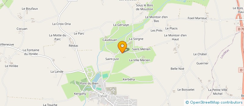 localisation de l'entreprise MONSIEUR MICHEL DUAULT à TREVE