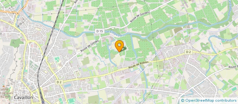 localisation de l'entreprise MONSIEUR MICHEL DUBLE  CAVAILLON