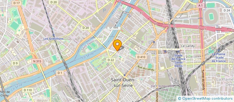 localisation de l'entreprise MONSIEUR MICHEL DUBOIS à SAINT-OUEN-SUR-SEINE