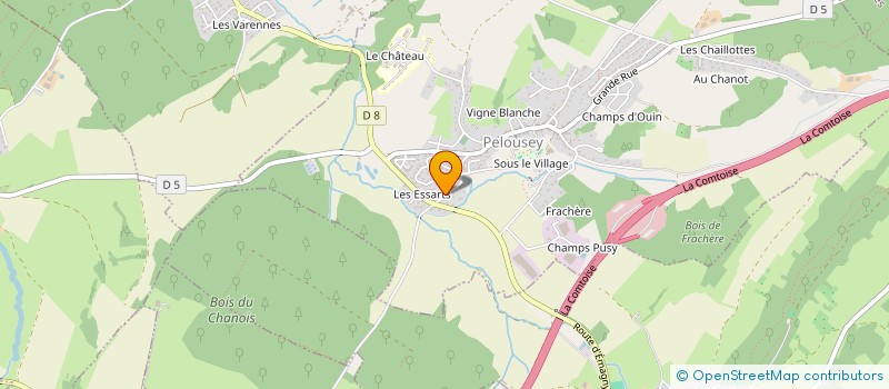 localisation de l'entreprise MONSIEUR MICHEL DUBOIS à PELOUSEY
