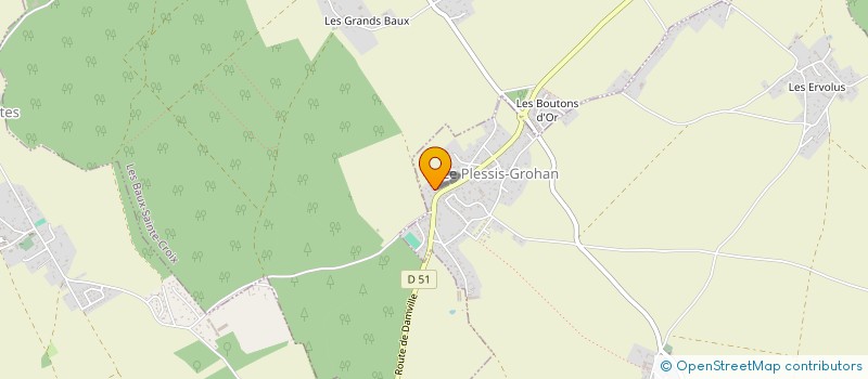 localisation de l'entreprise MONSIEUR MICHEL DUBOIS  LE PLESSIS GROHAN