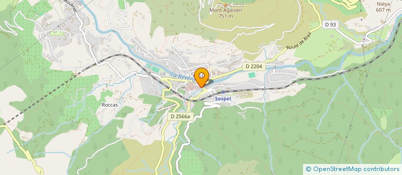 localisation de l'entreprise MONSIEUR MICHEL DUBOIS  SOSPEL