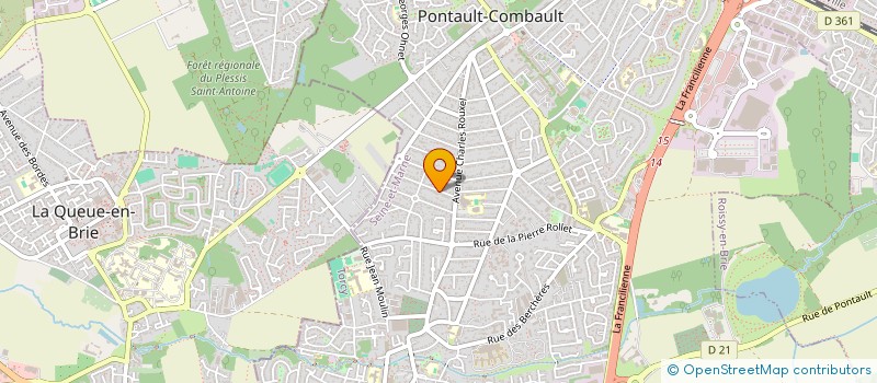 localisation de l'entreprise MONSIEUR MICHEL DUBOIS à PONTAULT-COMBAULT