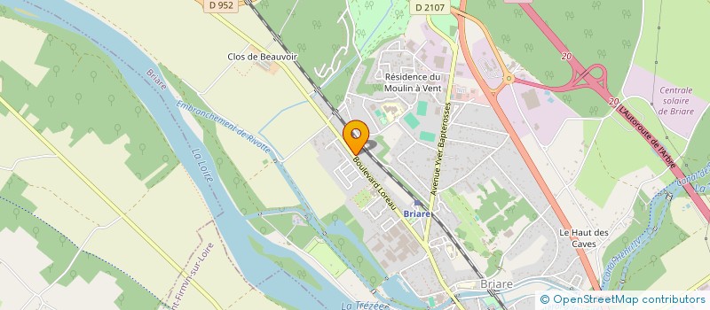 localisation de l'entreprise MONSIEUR MICHEL DUBOIS à BRIARE