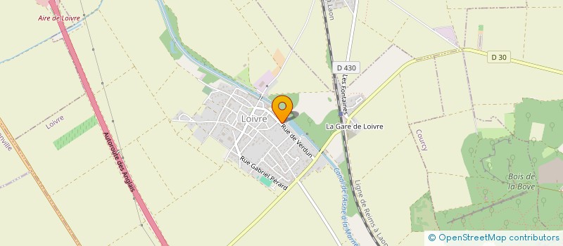 localisation de l'entreprise MONSIEUR MICHEL DUBOIS  LOIVRE