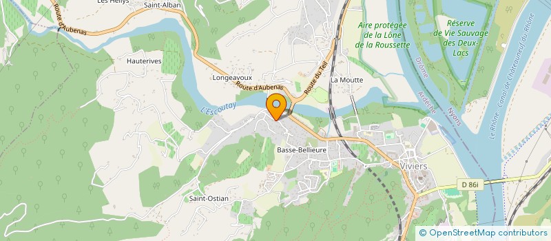 localisation de l'entreprise MONSIEUR MICHEL DUBOIS  VIVIERS