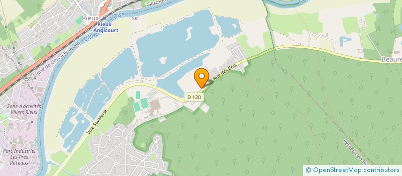 localisation de l'entreprise MONSIEUR MICHEL DUBOIS  VERNEUIL-EN-HALATTE