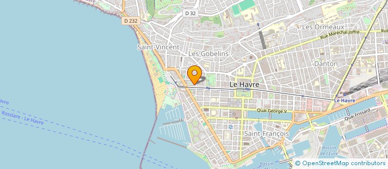 localisation de l'entreprise MONSIEUR MICHEL DUBOIS à LE HAVRE