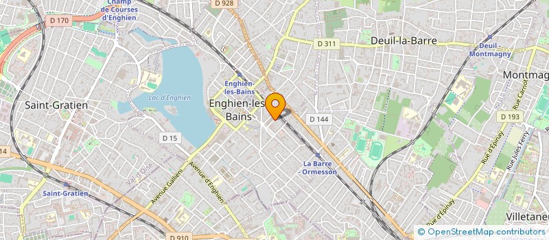 localisation de l'entreprise MONSIEUR MICHEL DUBRUILLE  ENGHIEN-LES-BAINS