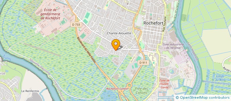 localisation de l'entreprise MONSIEUR MICHEL DUC à ROCHEFORT