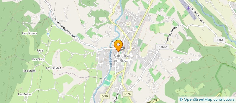 localisation de l'entreprise MONSIEUR MICHEL DUC-MAUGE  SAINT-JEAN-EN-ROYANS