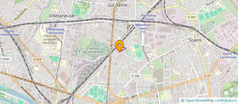 localisation de l'entreprise MONSIEUR MICHEL DUCAS  PIERREFITTE-SUR-SEINE