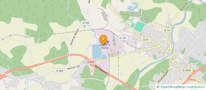 localisation de l'entreprise MONSIEUR MICHEL DUCASSE  BEGAAR