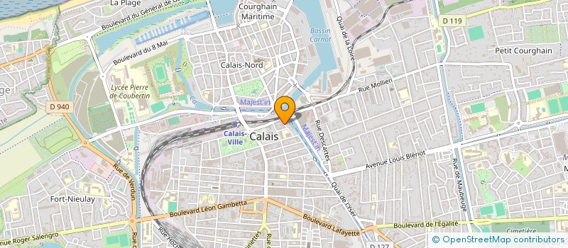 localisation de l'entreprise MONSIEUR MICHEL DUCHATEAU  CALAIS