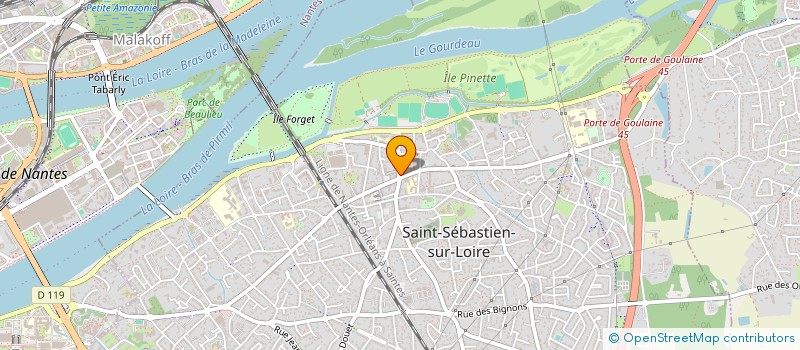 localisation de l'entreprise MONSIEUR MICHEL DUCHATEAU  SAINT-SEBASTIEN-SUR-LOIRE