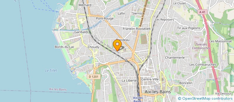 localisation de l'entreprise MONSIEUR MICHEL DUCHENE à AIX-LES-BAINS