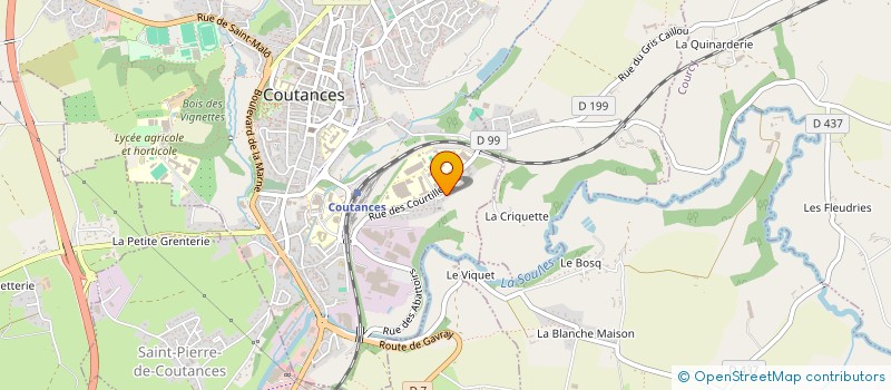 localisation de l'entreprise MONSIEUR MICHEL DUCLOS à COUTANCES