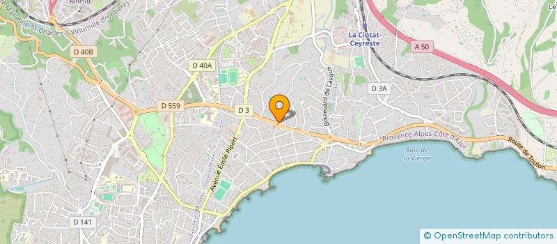 localisation de l'entreprise MONSIEUR MICHEL DUCOS  LA CIOTAT