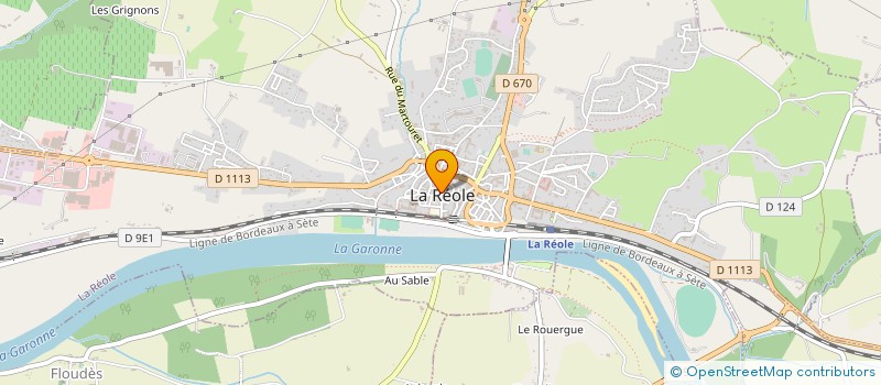 localisation de l'entreprise MONSIEUR MICHEL DUCOURNEAU  LA REOLE