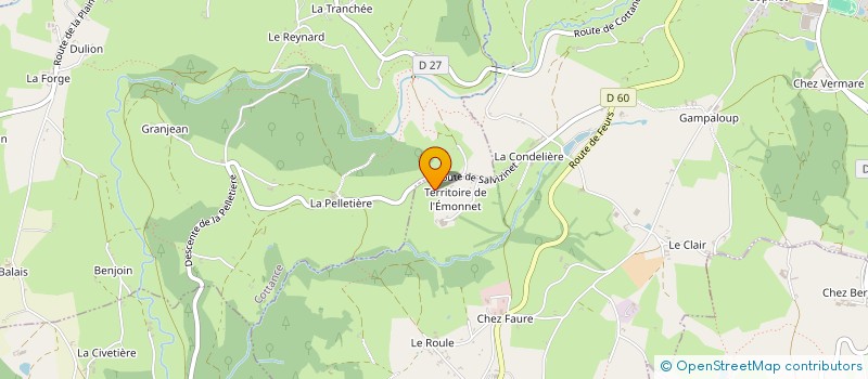 localisation de l'entreprise MONSIEUR MICHEL DUCREUX  PANISSIERES