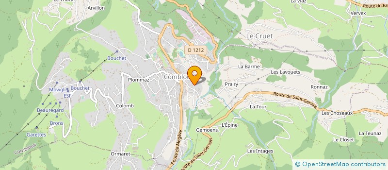localisation de l'entreprise MONSIEUR MICHEL DUCREY à COMBLOUX