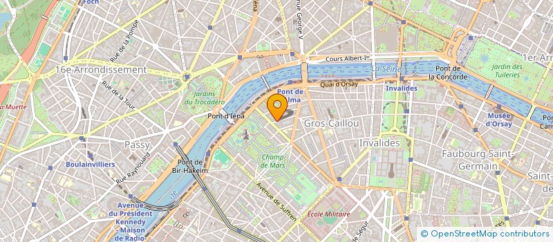 localisation de l'entreprise MONSIEUR MICHEL DUDOGNON  PARIS