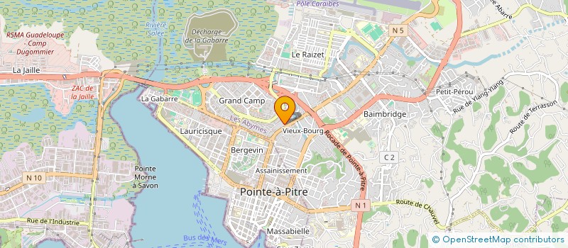 localisation de l'entreprise MONSIEUR MICHEL DUFAIT à LES ABYMES