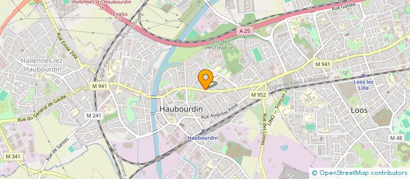 localisation de l'entreprise MONSIEUR MICHEL DUFLOT à HAUBOURDIN