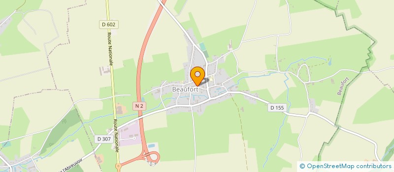 localisation de l'entreprise MONSIEUR MICHEL DUFOUR  BEAUFORT