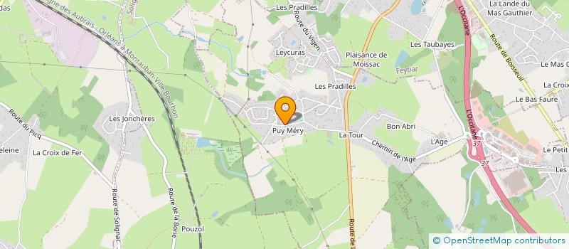 localisation de l'entreprise MONSIEUR MICHEL DUFOUR  LE VIGEN