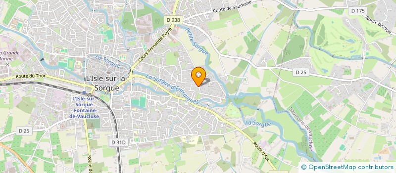 localisation de l'entreprise MONSIEUR MICHEL DUGOUCHET  L'ISLE-SUR-LA-SORGUE