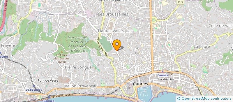 localisation de l'entreprise MONSIEUR MICHEL DULBECCO à CANNES
