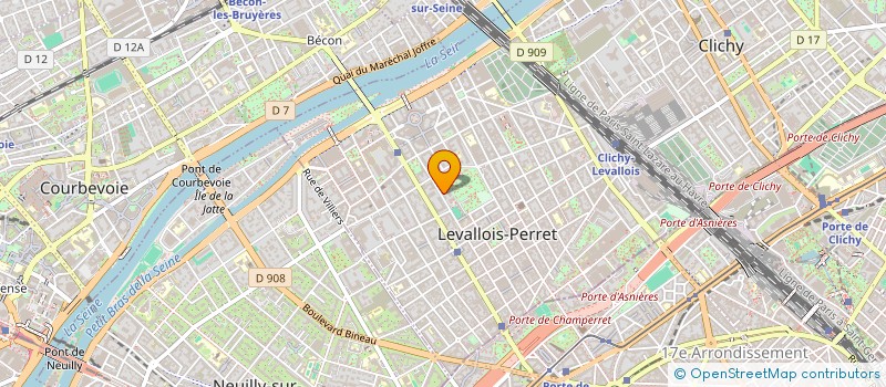 localisation de l'entreprise MONSIEUR MICHEL DUMAINE à LEVALLOIS-PERRET