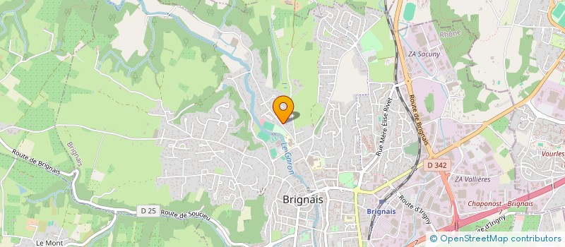 localisation de l'entreprise MONSIEUR MICHEL DUMAS  BRIGNAIS